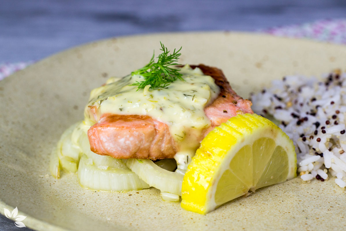 Receita Salmão assado