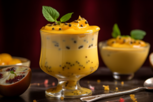 Mousse de Maracujá simples