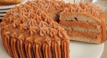 Bolo de Doce de Leite da Prosperidade Tradicional