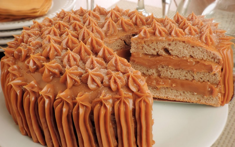 Bolo de Doce de Leite da Prosperidade